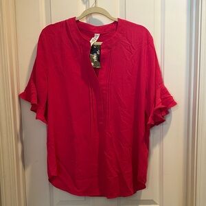 Women's Red Blouse